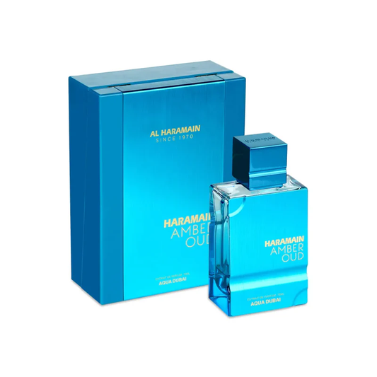Al Haramain Amber Oud Aqua Dubai original en Zenzo Perfumes Colombia