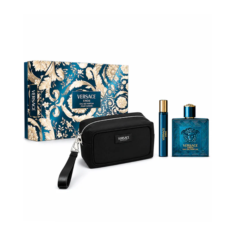 Versace Eros EDP Set de Regalo 100 ml + 10 ml + Bolso