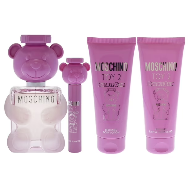 Moschino Toy 2 Bubble Gum Set de Regalo 4 Piezas EDT original en Zenzo Perfumes Colombia – imagen 4