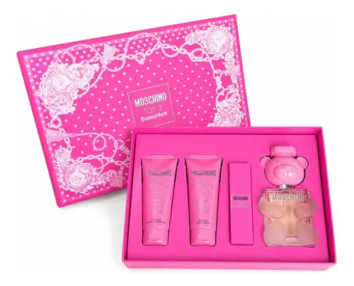 Moschino Toy 2 Bubble Gum Set de Regalo 4 Piezas EDT original en Zenzo Perfumes Colombia – imagen 2