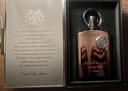 Afnan Supremacy Not Only Intense