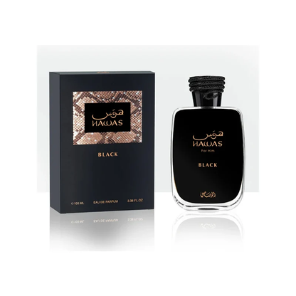 Rasasi Hawas Black para hombre – 100 ml original en Zenzo Perfumes Colombia – imagen 3