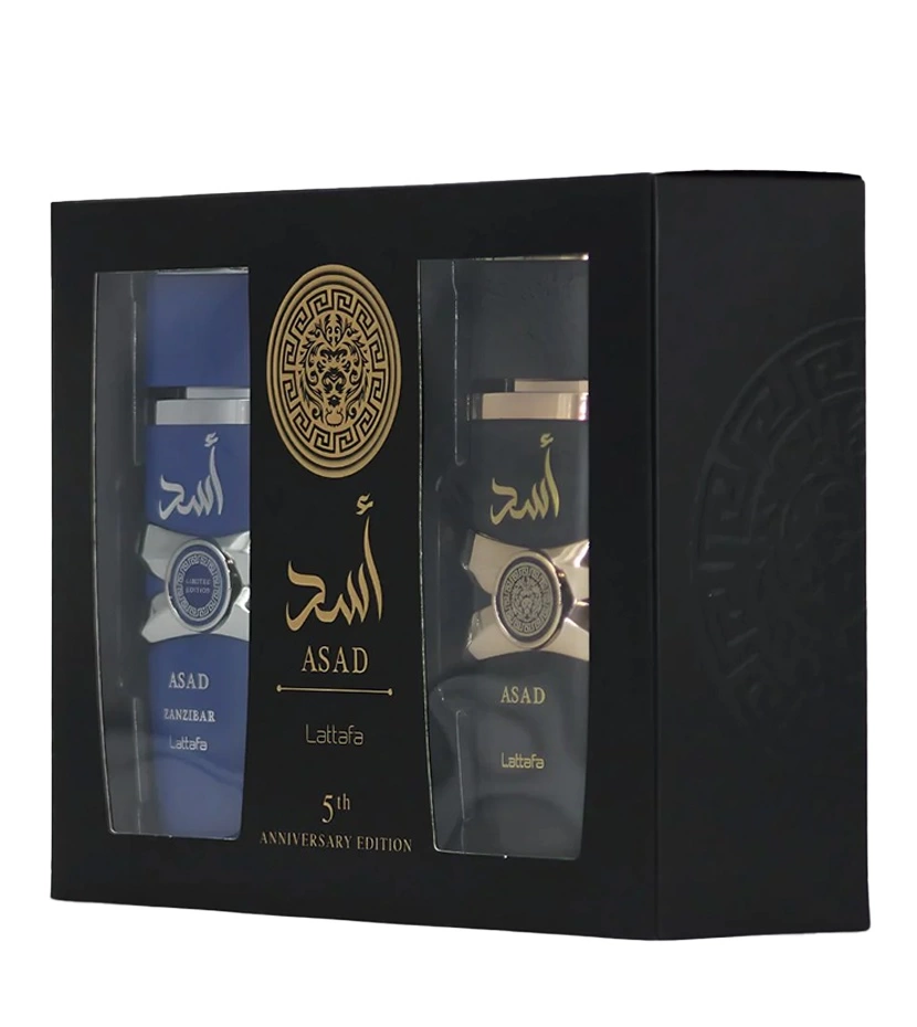 Lattafa Asad + Asad Zanzibar Set de Regalo 2 x 100 ml