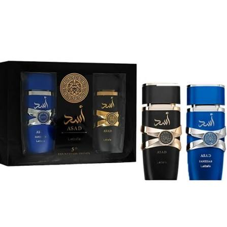 Lattafa Asad + Asad Zanzibar Set de Regalo 2 x 100 ml