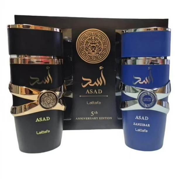 Lattafa Asad + Asad Zanzibar Set de Regalo 2 x 100 ml