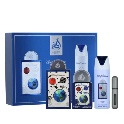 Lattafa Art of Universe Set de Regalo 100 ml + 20 ml + 200 ml