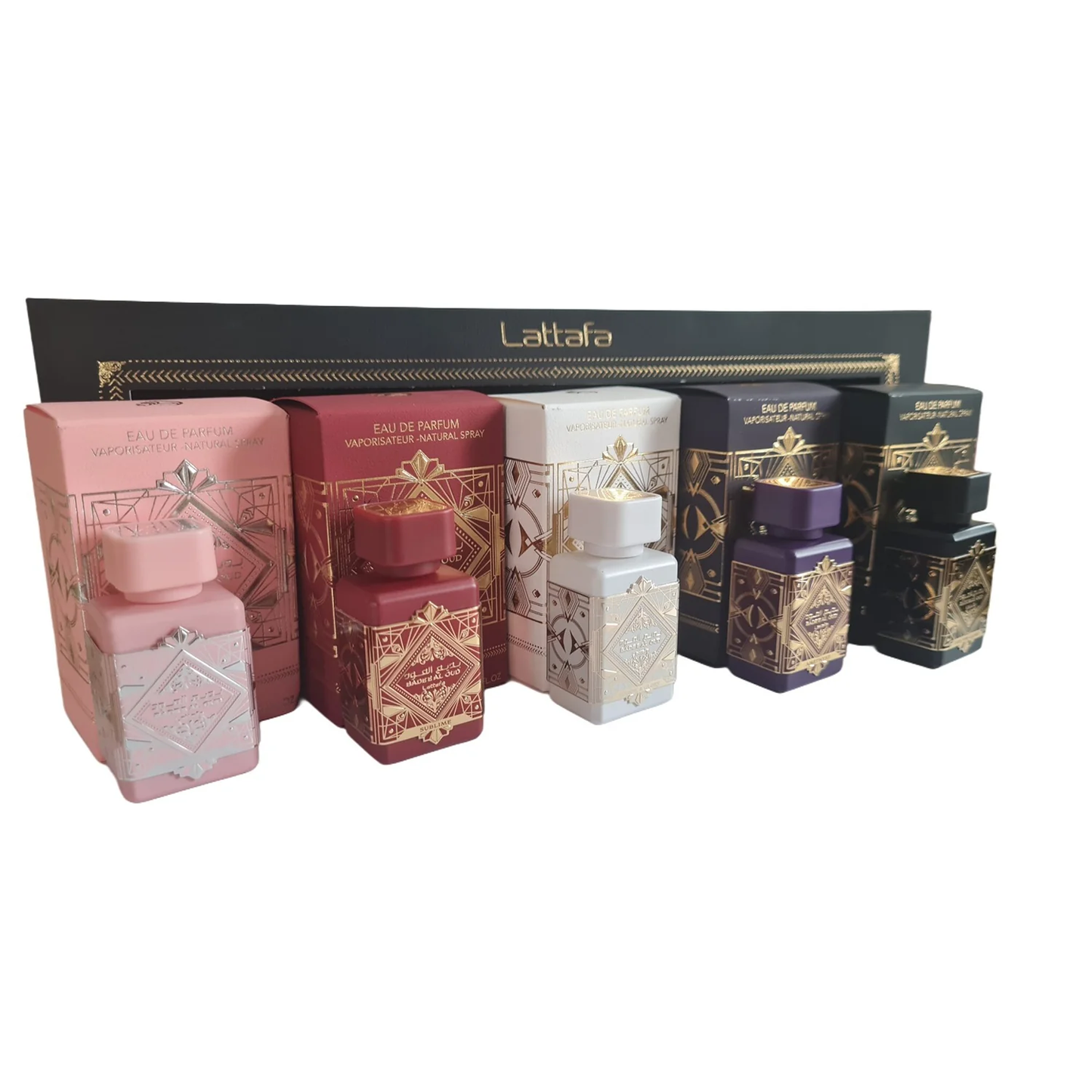 Lattafa Bade'e Al Oud Set de Regalo 5 x 5 ml