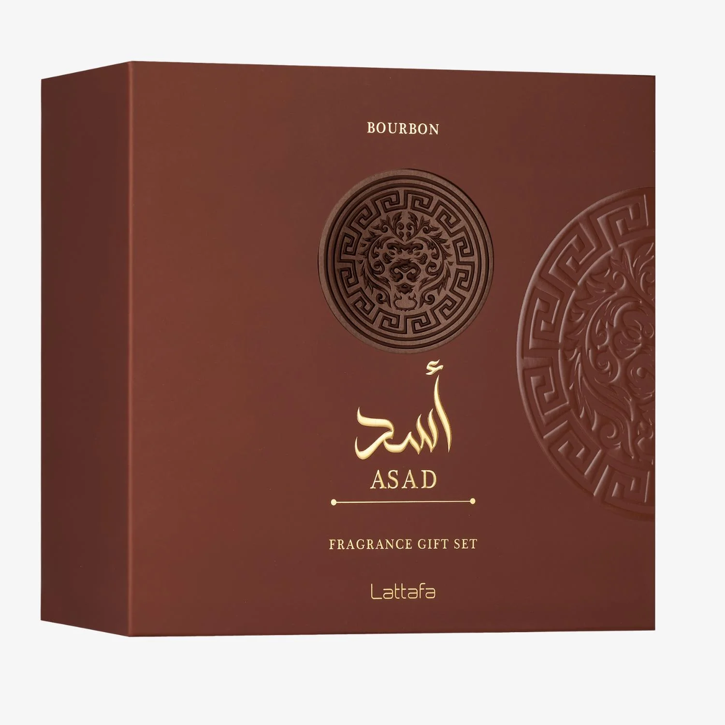 Lattafa Asad Bourbon Set de Regalo 100 ml + 20 ml + 100 ml