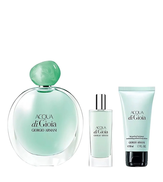 Giorgio Armani Acqua di Gioia Set de Regalo 100 ml + 15 ml + 50 ml