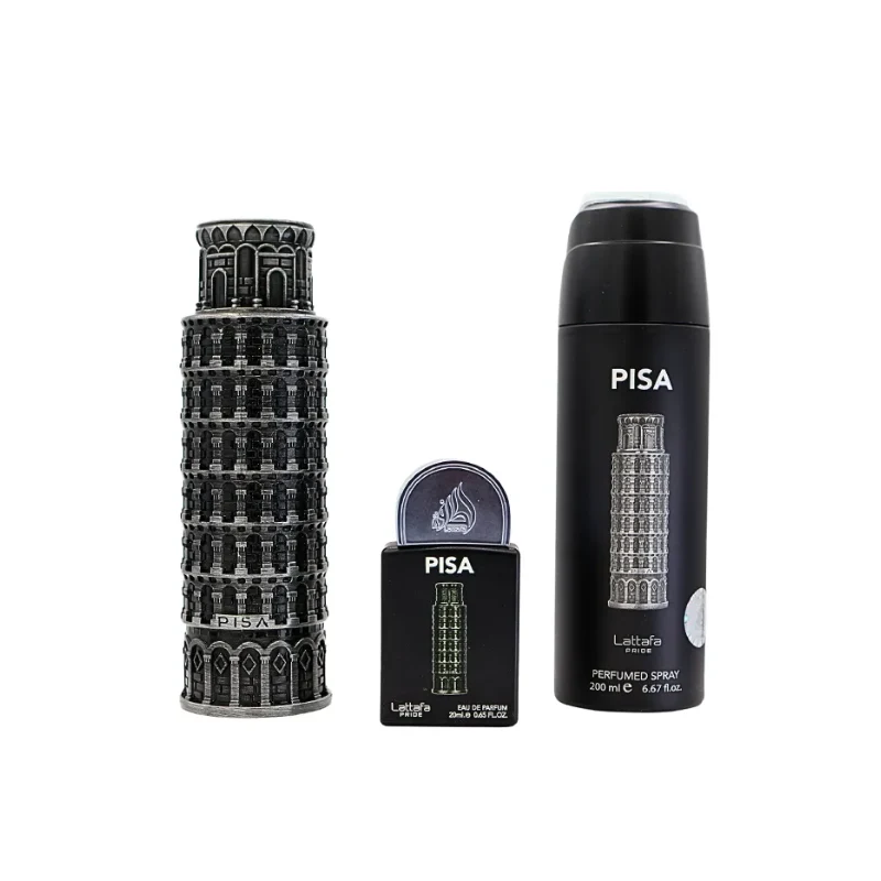 Lattafa Pride Pisa Set de Regalo 100 ml + 20 ml + 200 ml