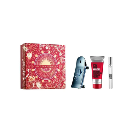 Carolina Herrera 212 Heroes Men Set de Regalo 3 Piezas EDT original en Zenzo Perfumes Colombia – imagen 1