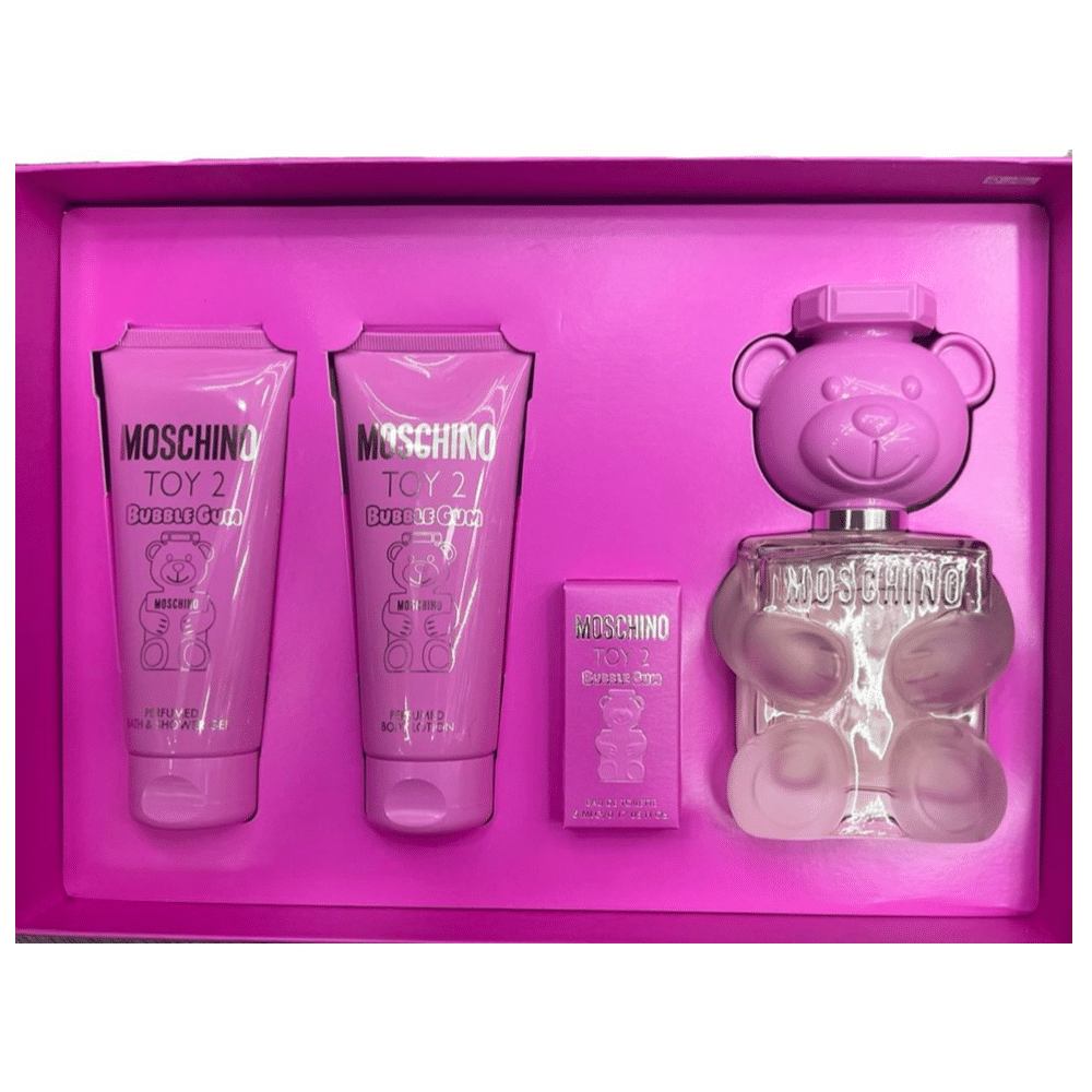 Moschino Toy 2 Bubble Gum Set de Regalo 4 Piezas EDT original en Zenzo Perfumes Colombia – imagen 3