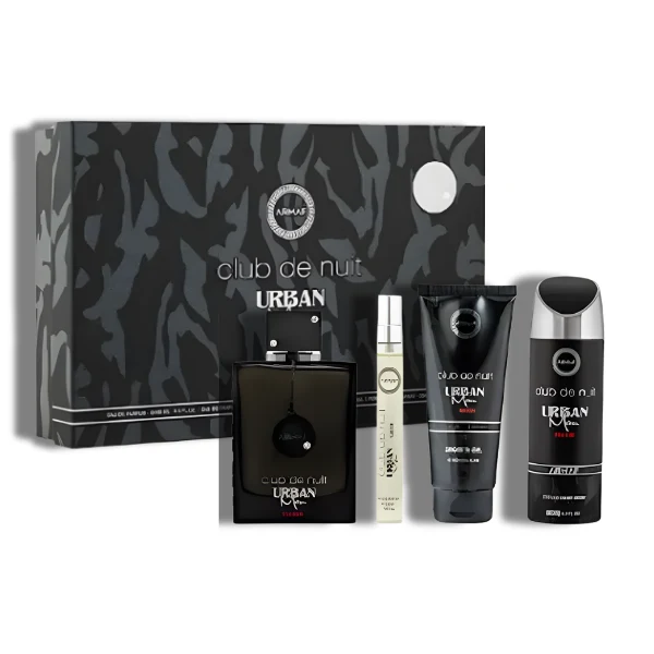 Armaf Club de Nuit Urban Man Elixir EDP – Set 4 piezas original en Zenzo Perfumes Colombia – imagen 1